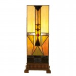 Lampa Tiffany Geometry 18x18x45 cm, Clayre & Eef